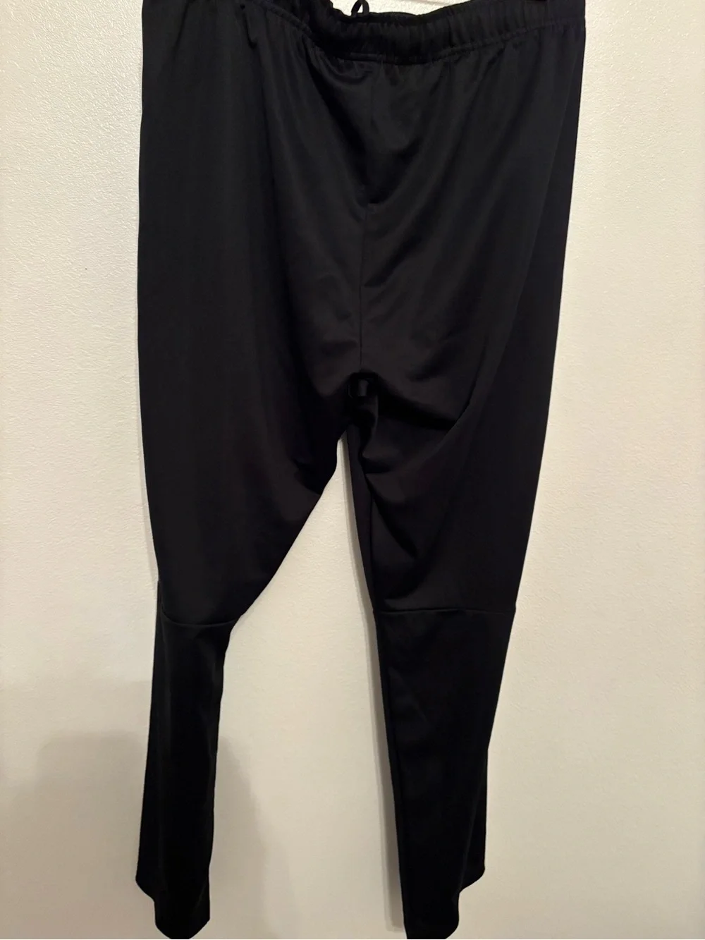 Nike Men's Black Track Pants with Gray Side Stripe xxl
